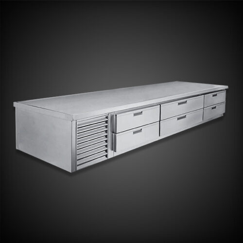 image of stainless steel 21" Low Height with Drawers equipment