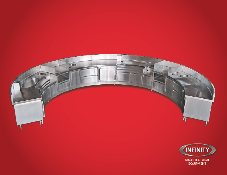 architectural equipment image on red background