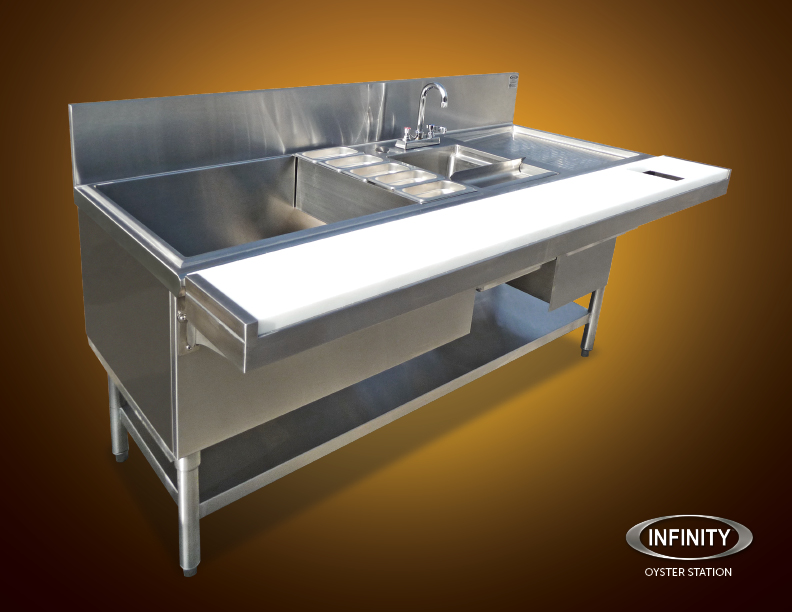 Oyster Station image on yellow gradient background